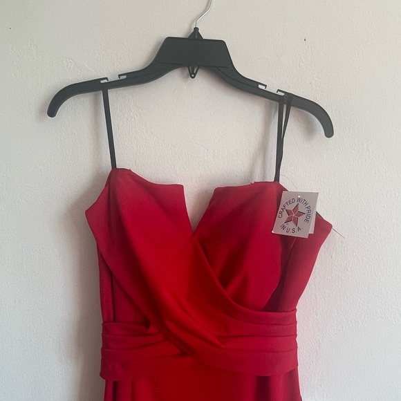 NWT Red strapless dress 💃 by Xscape size 12 Made in the USA - Picture 5 of 15